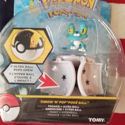 Pokemon Throw N Pop Pokeball Toy (