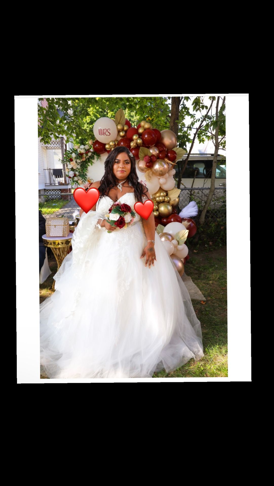 White Wedding Dress Size 4x
