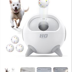 uahpet Automatic Ball Launcher for Dogs with Obstacle Detection