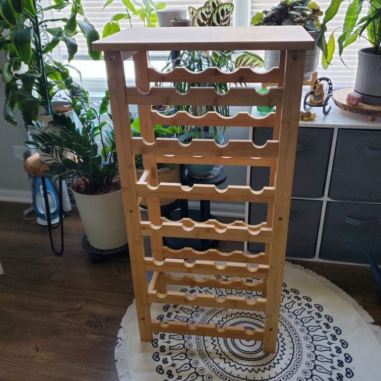 Beautiful Bamboo Wine Rack