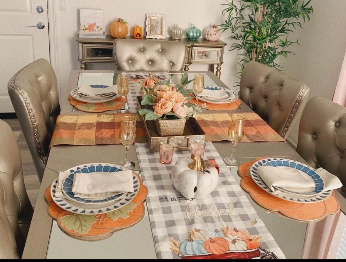 6 Person Fine Dining Table 