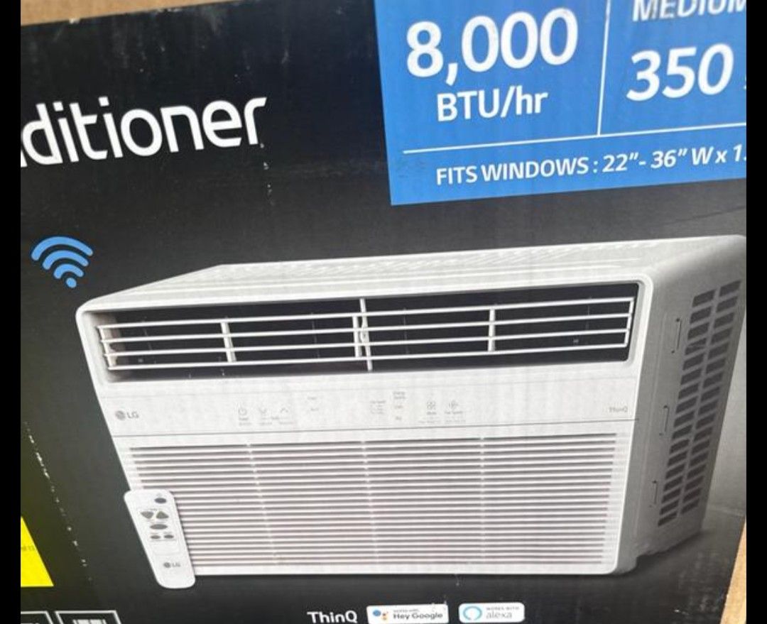 8,000Btu LG ThinQ SMART Window Unit