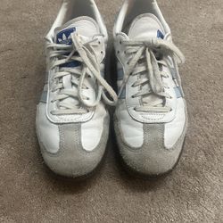 Adidas Samba Light Blue Striped Size 7 Mens