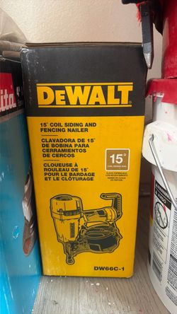 Dewalt 15 degree fencing and siding nailer