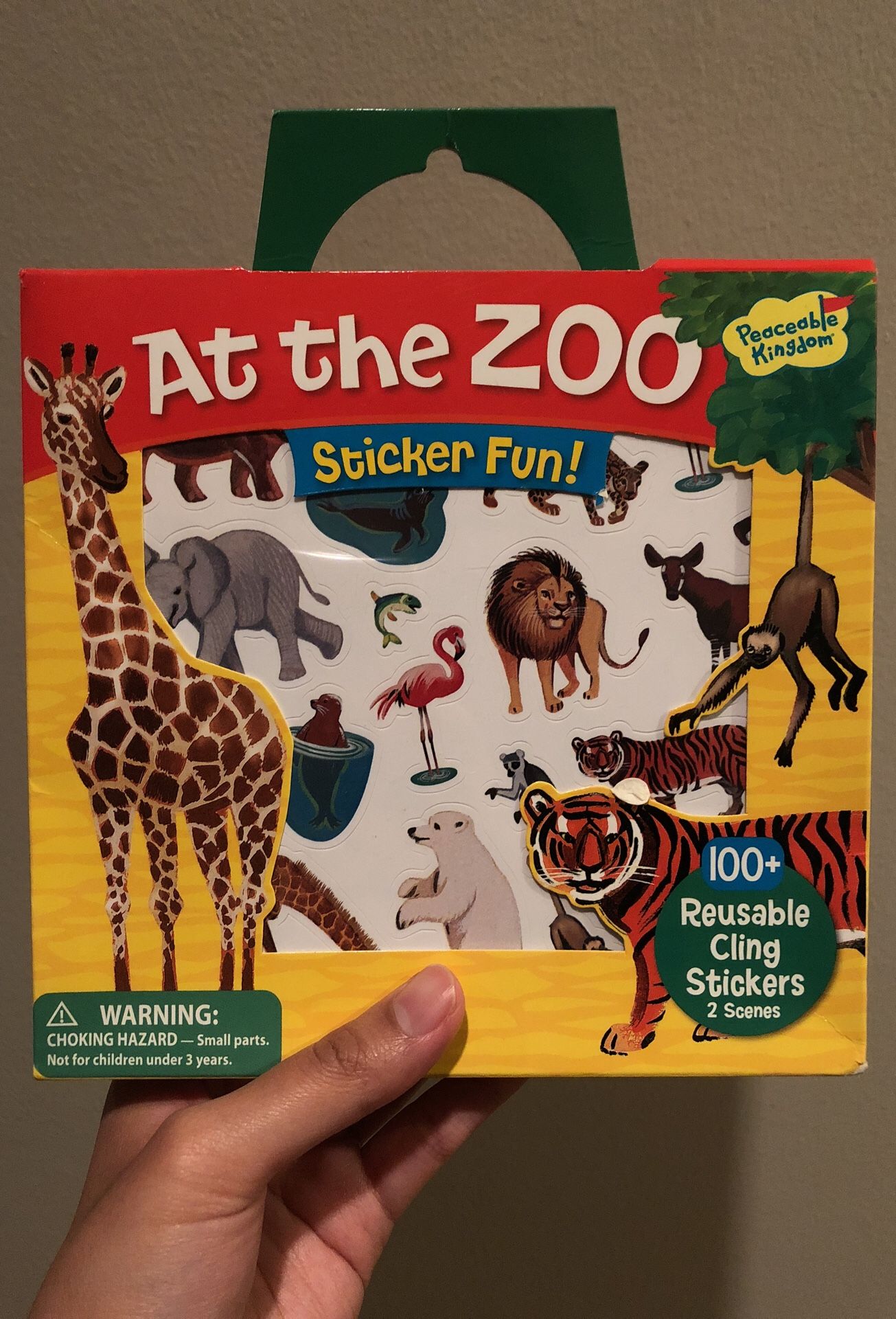 Zoo stickers and fold out scenes