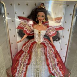 NEW 1997 10th Anniversary Happy Holidays Christmas Barbie Limd Ed (Rare Doll Error) #17832