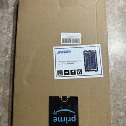 POWOXI 7.5w Solar Battery Trickle Charger Maintainer 12v Solar Panel Kit for Car