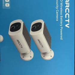 2pcs Solar Cameras 