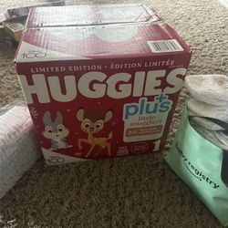 Huggies Box + Some Loose Diapers