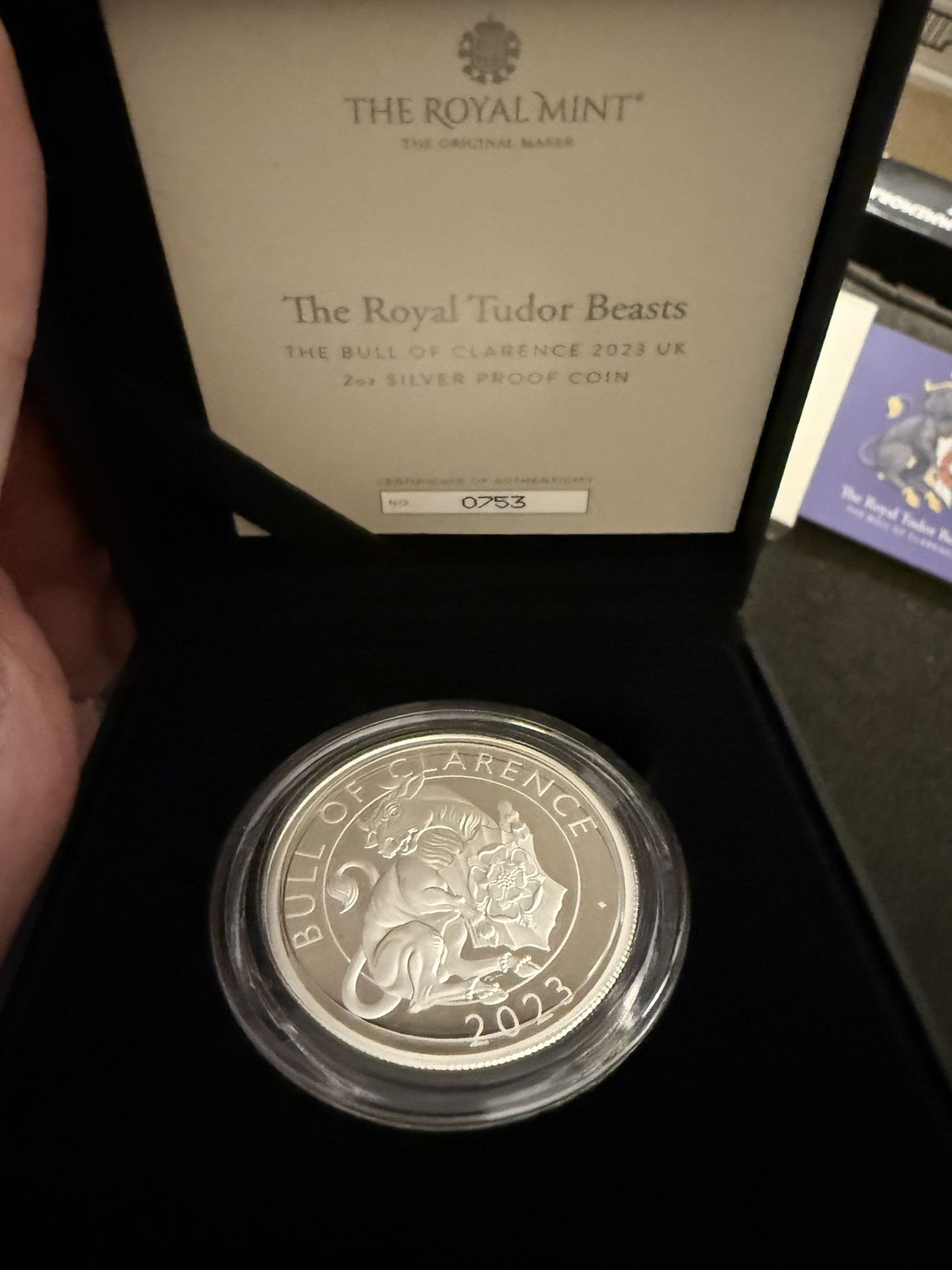 2023 Bull Of Clarence 2oz Silver