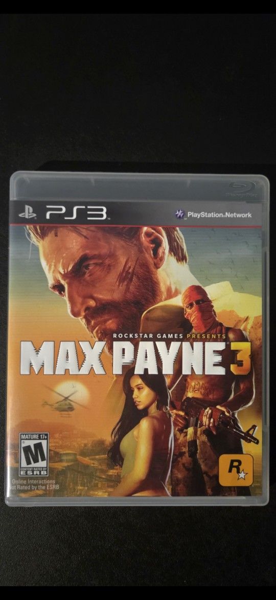 PS3 Video Game- MAX PAYNE 3