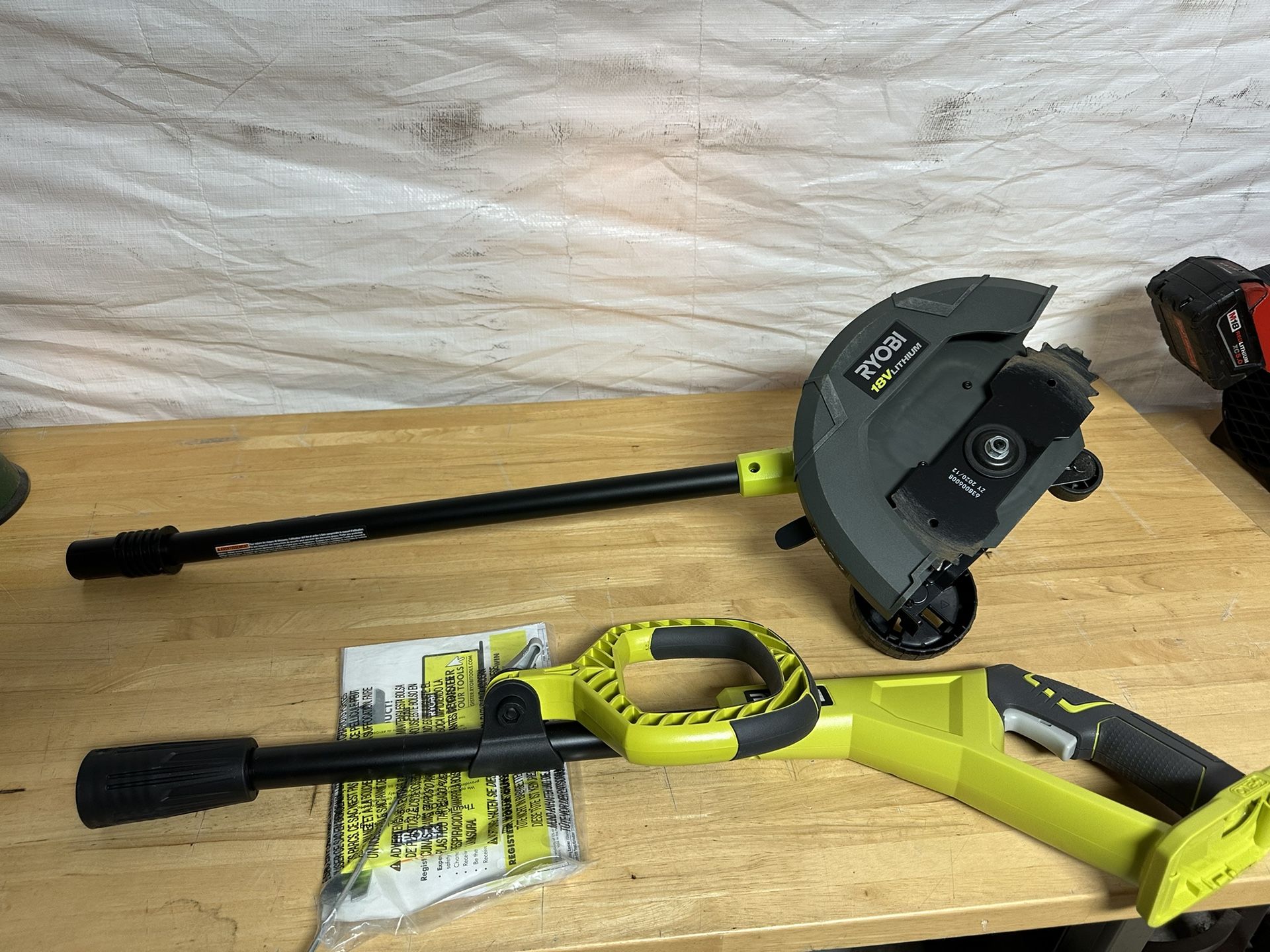 RYOBI ONE+ 18V 9 in. Cordless Battery Edger (Tool Only) for Sale in