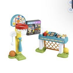 4-in-1 Game Experience Sports Activity Center & Toddler Learning Toy   LIKE NEW