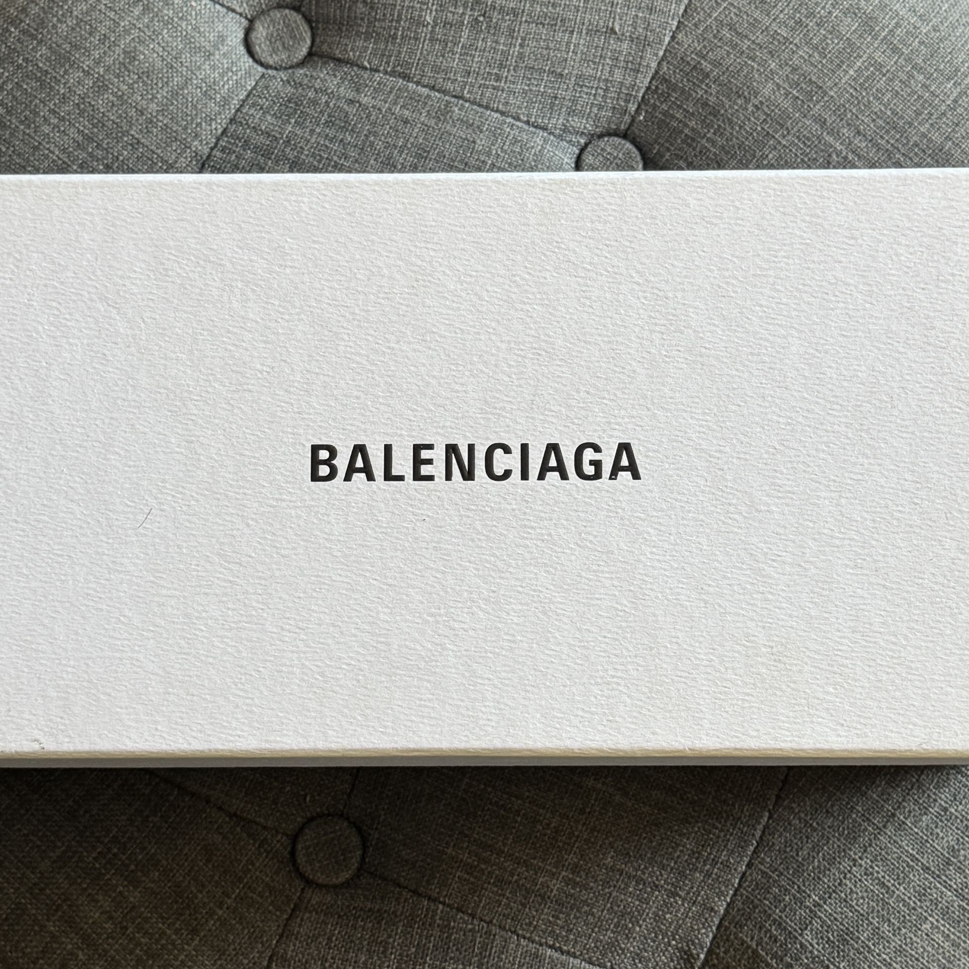 Balenciaga White Leather Pool Slides