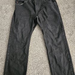 Red Kap Black Work Pants Mens 36x30 PC50 Industrial Utility Pants