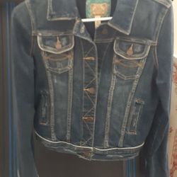 WOMENS NEW ABERCROMBIE DENIM JACKET SIZE M