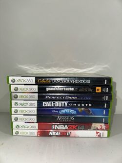 8 xbox 360 games including GTA 4
