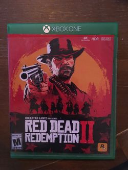 Xbox one red dead redemption 2