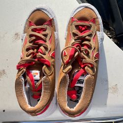 Size 13 Sacai Low Top Blazers Nike