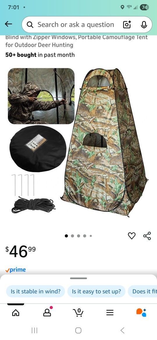 Portable Pricacy Tent 