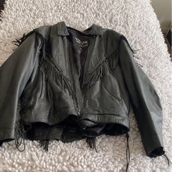 Leather  Biker Jacket 