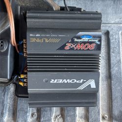 Alpine V-power Amplifier Car Audio MRP-T130 2/1 Channel + Polk Ex10 Sub