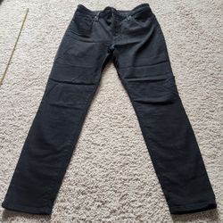 J Crew Classic straight jean in washed black 33