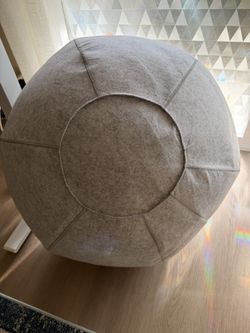 Exercise Ball With Felt Covering