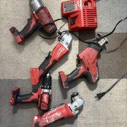 Milwaukee 18 V Power Tools Used