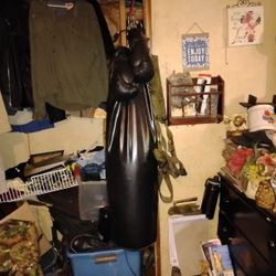 Punching Bag And Gloves For Sale