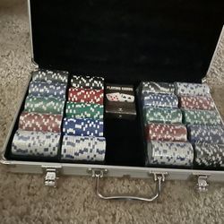 Poker Chips And Cards 