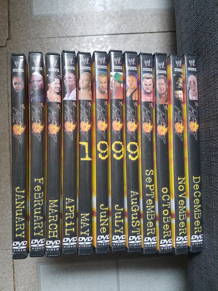 Wwf Sunday night Heat 1999 Complete year Wrestling dvds