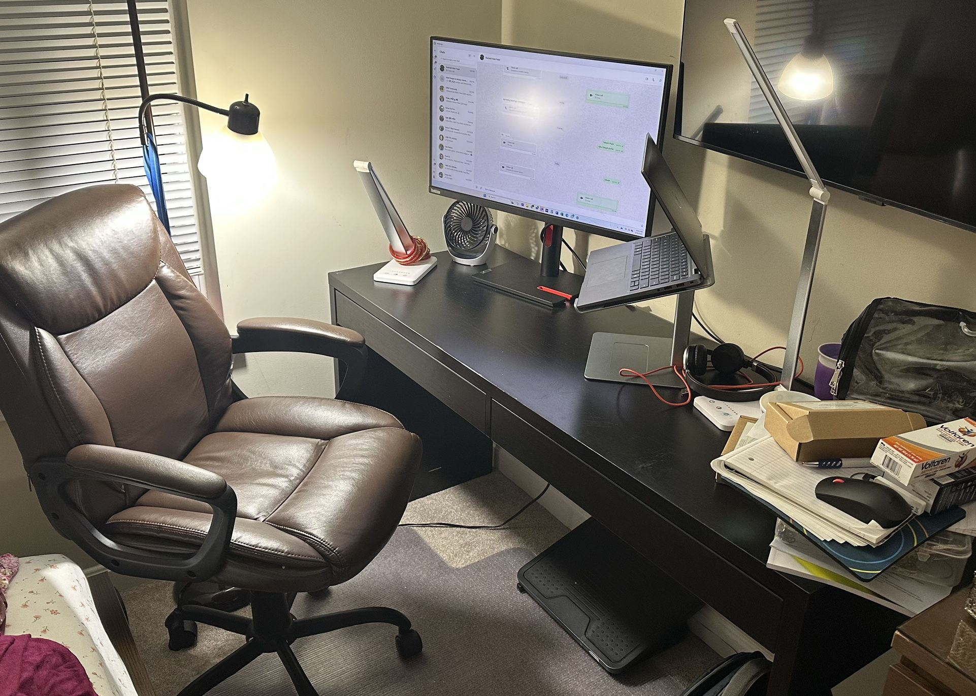 Desk And Office Chair