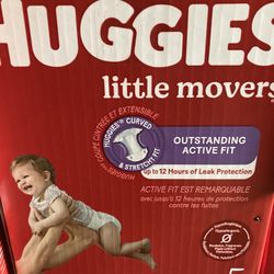 HUGGIES  SIZE   5      104    pañales