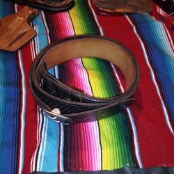 Security Item Utility B E L T.=Size 40=Leather