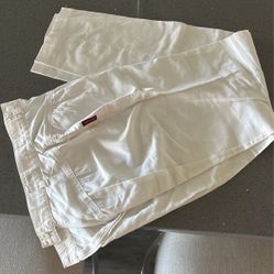 Pants -woman’s White Cotton