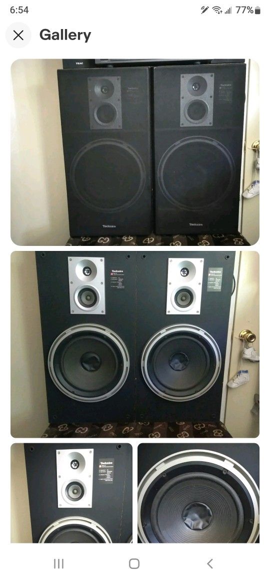 Vintage 80s Technics Sbl71 Floor Speakers $75 Pickup In Oakdale Audio & Speakers