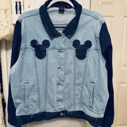 Her Universe Disney Mickey Mouse Denim Jacket 