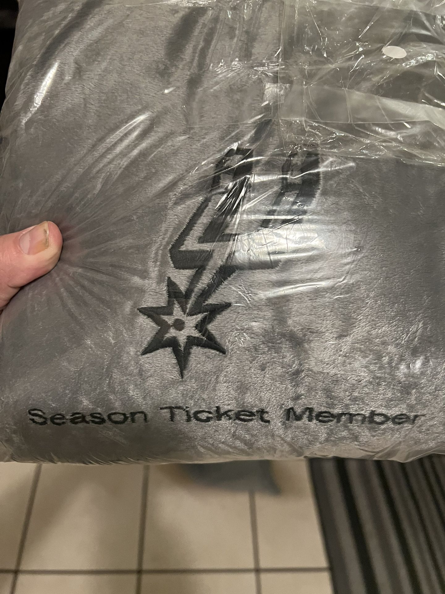 Spurs Season Ticket Blanket. Unopened 