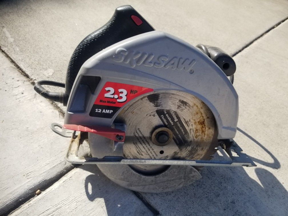Skilsaw Circular Saw 2.3 Hp Mac Motor, 12 AMP