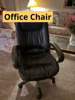 Adjustable Leather Office Chair