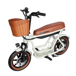 ZoulaGlide Small electric motorcycle CX8, 350W, 36V 10.4AH, 14" tires