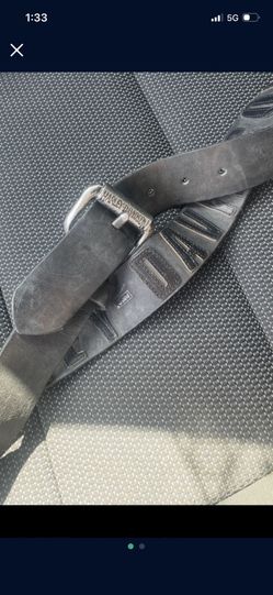 Leather Belt Harley Davidson Size 34