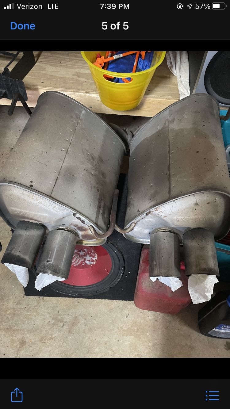 2012 Subaru WRX Sti OEM Stock Cat Back Exhaust Muffler Sedan