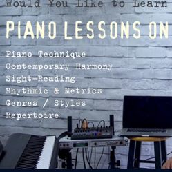 Music Lessons/ Piano Lessons 
