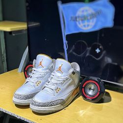 Air Jordan 3 Retro "Laser Orange" - Size (Woman's US 13) (Men's US 11.5) - No Box - 100% Authentic