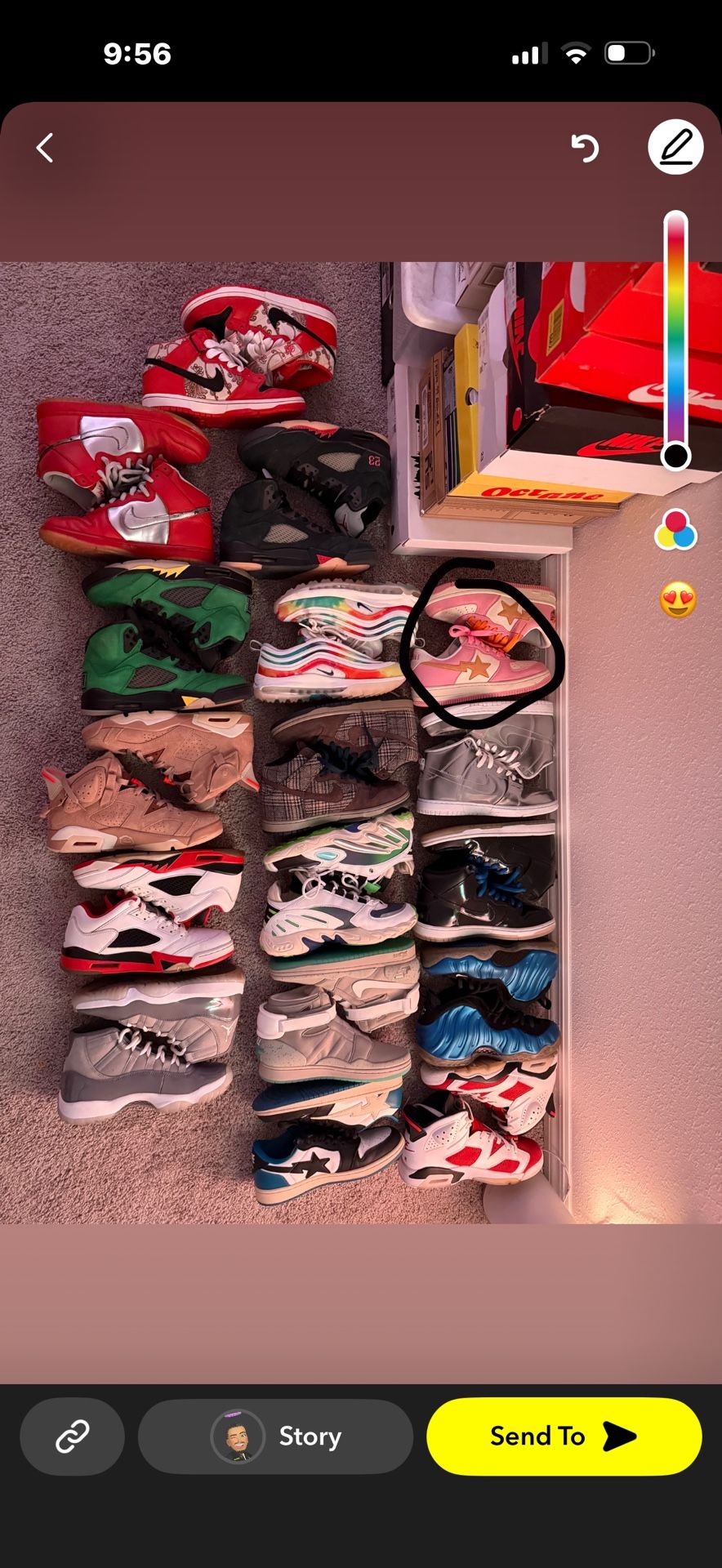 Nikes Jordan Bapes 7-8