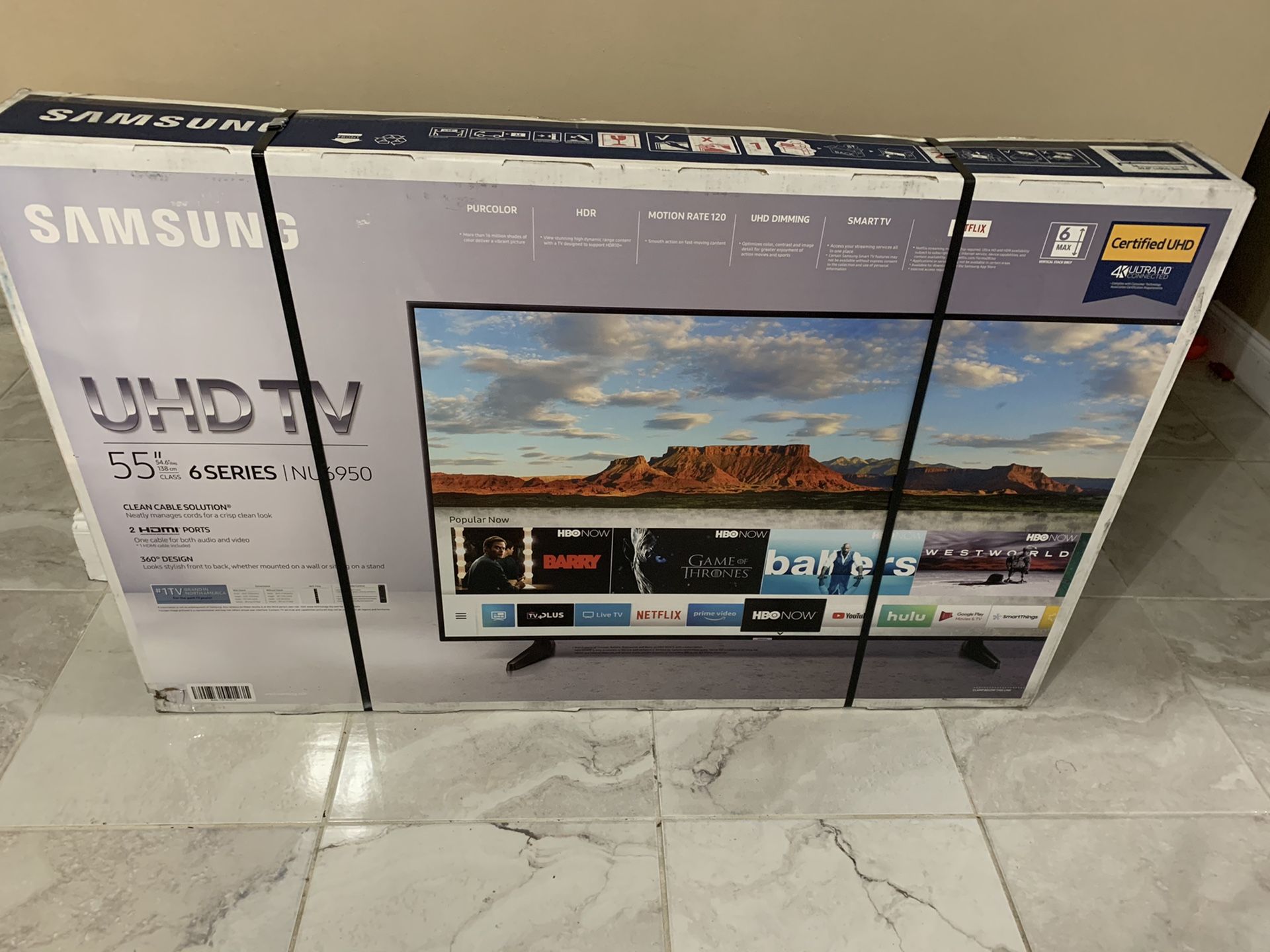 Price is firm Samsung 55 inch 4K smart TV