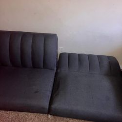 Dark Blue Futon 