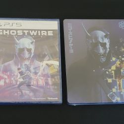 Ghostwire Tokyo PS5 Game and Metal Case